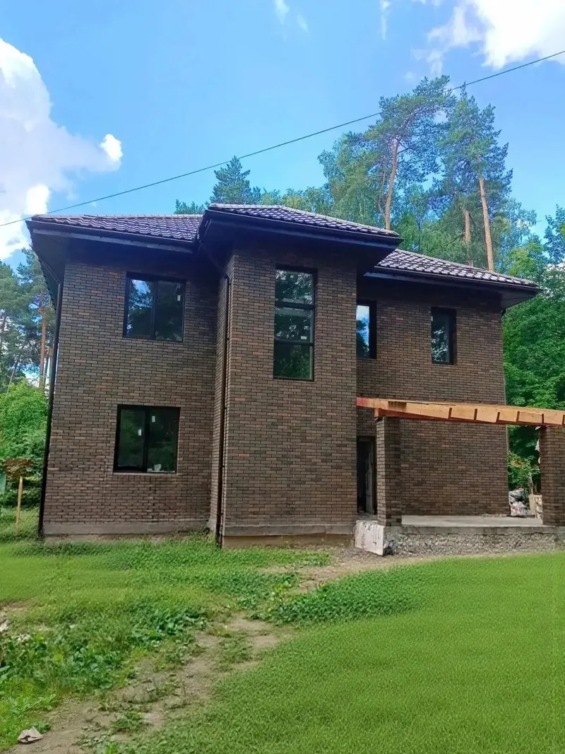 Частный дом, облицовка кирпичом VOLGABRICK